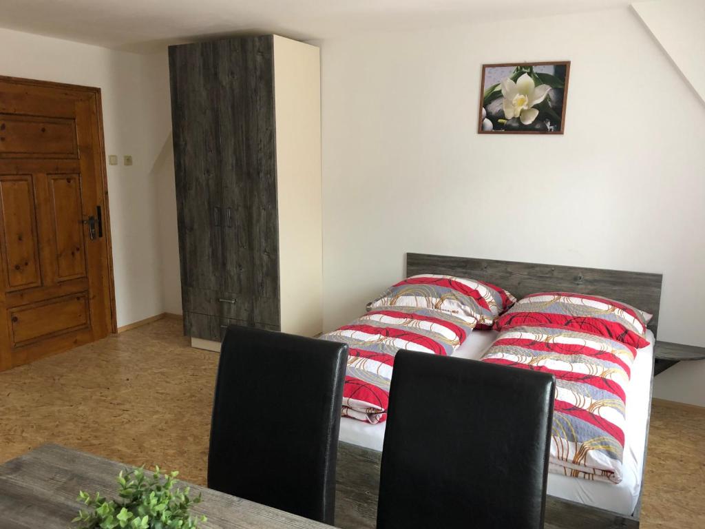 Postel nebo postele na pokoji v ubytování Chata Obzor