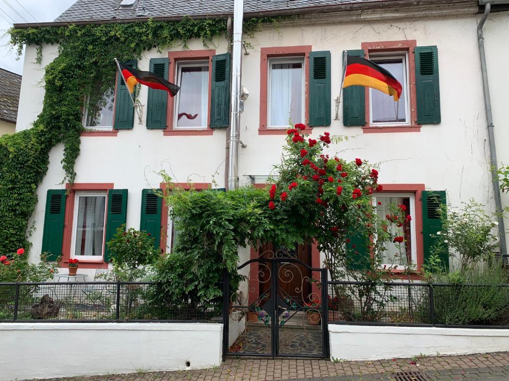KinheimにあるCount von Hatzfeld mit Moselblickの旗の家