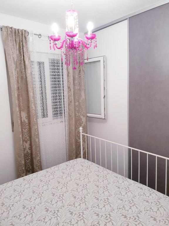 Posteľ alebo postele v izbe v ubytovaní Apartment Marci 2 with parking place