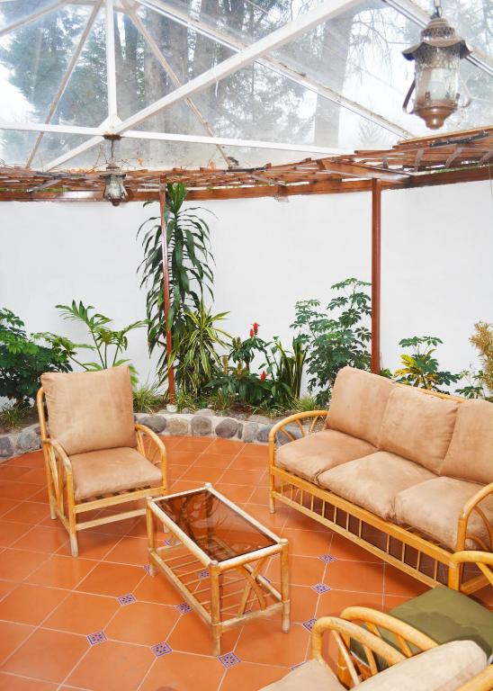 Posezení v ubytování Quinta La Constanza