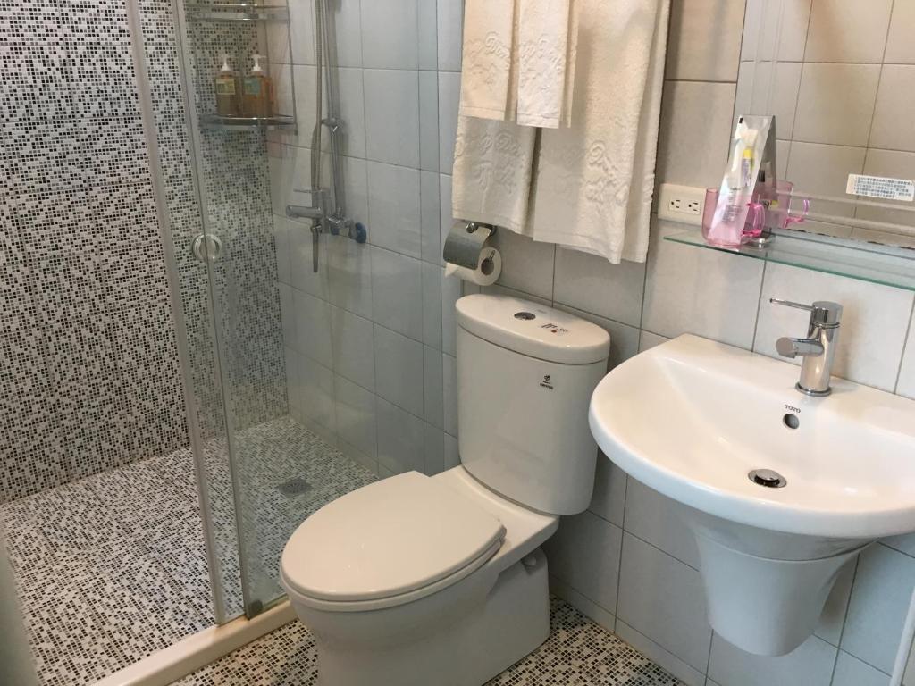 Baðherbergi á Ding Dong Homestay