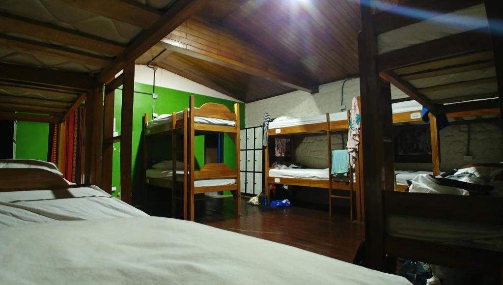 Voodi või voodid majutusasutuse Hostel Mamallena toas