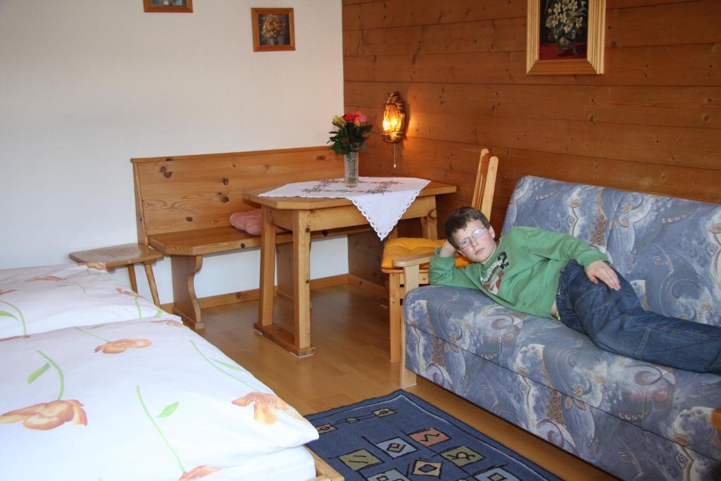 Posezení v ubytování Haus Rosenegg