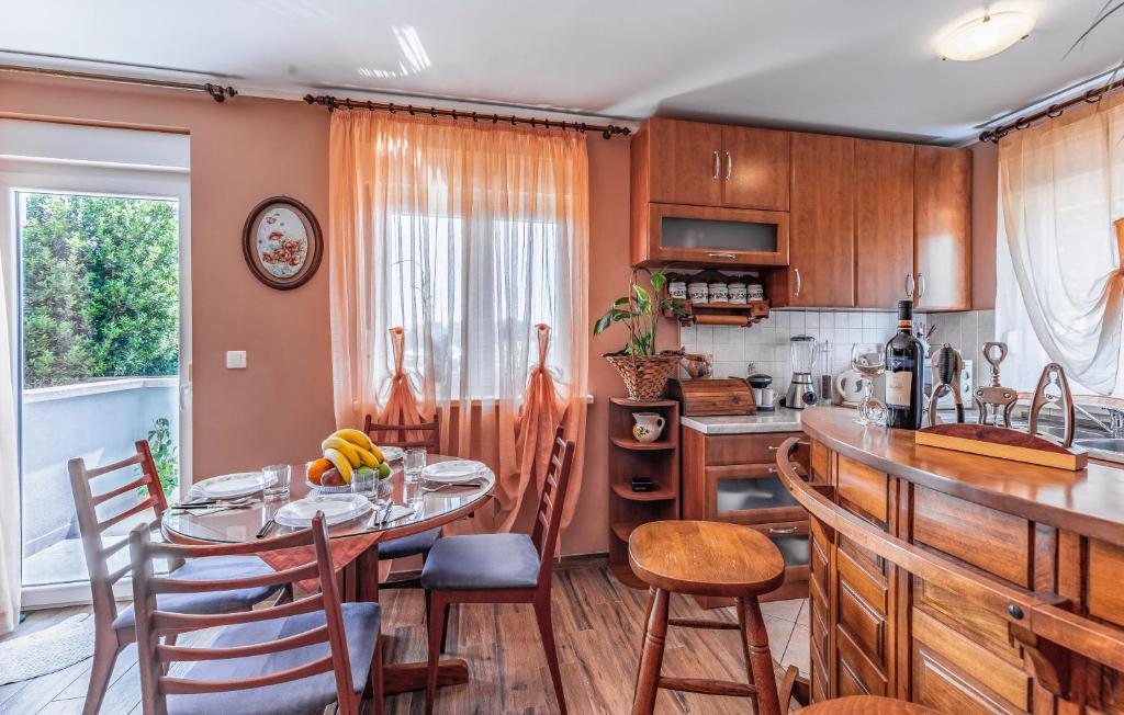 Kuchyň nebo kuchyňský kout v ubytování Apartment Meri