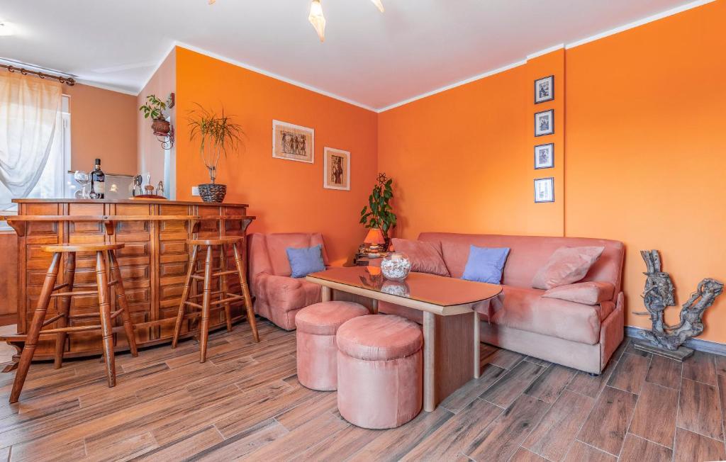 Posezení v ubytování Apartment Meri