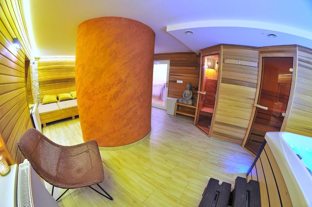 Posezení v ubytování Villa Bellevue Wellness