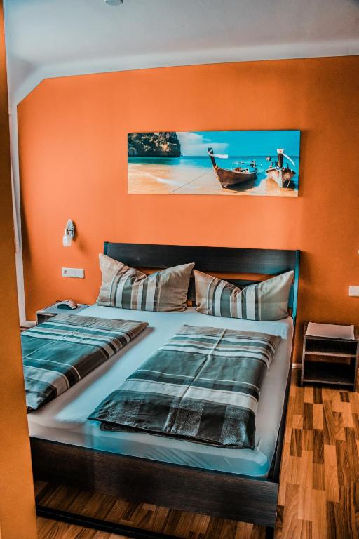 Voodi või voodid majutusasutuse Ferienhaus Arneitz toas