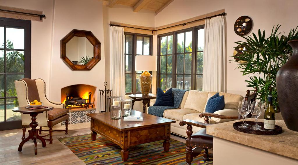 Rancho Valencia Resort and Spa - Suite D'une Chambre Avec Spa Et Cheminée