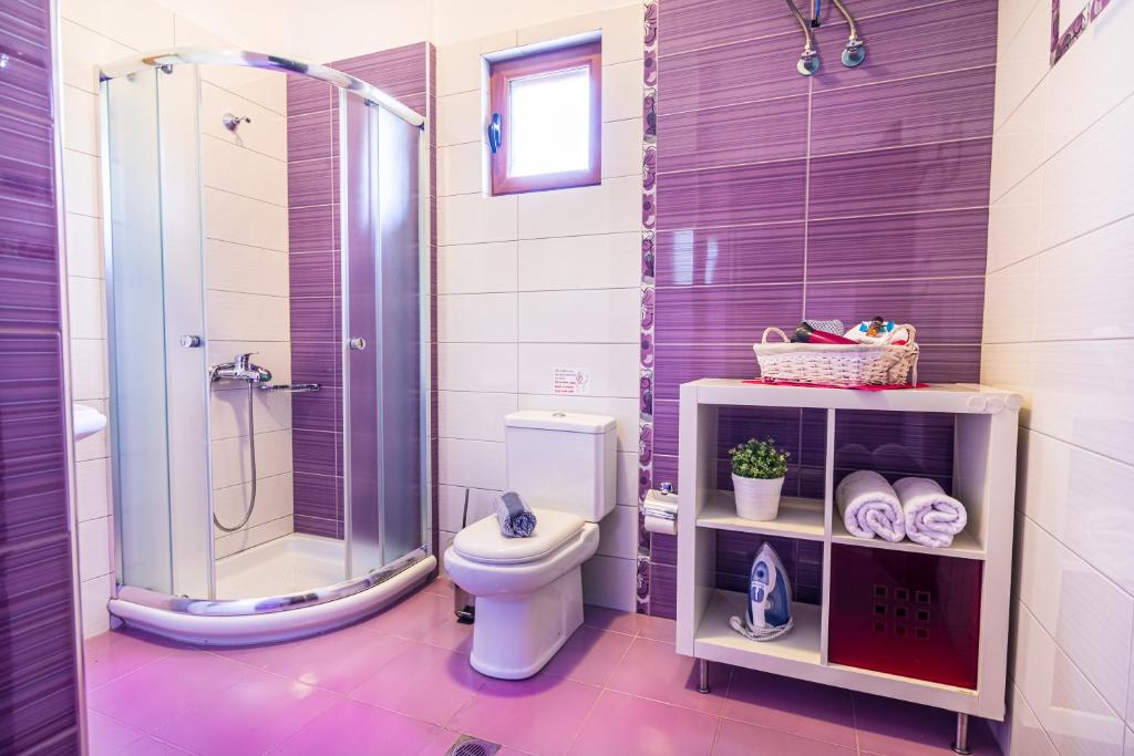 Koupelna v ubytování Great Alexander Suites