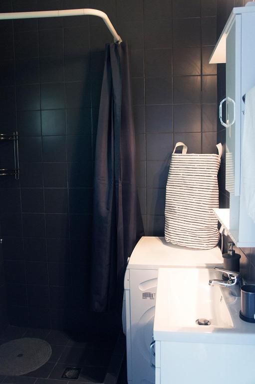 Koupelna v ubytování Possidi Aigaiopelagitika 2-floor beach house