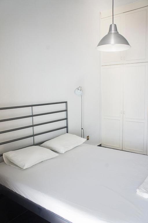 Postel nebo postele na pokoji v ubytování Possidi Aigaiopelagitika 2-floor beach house
