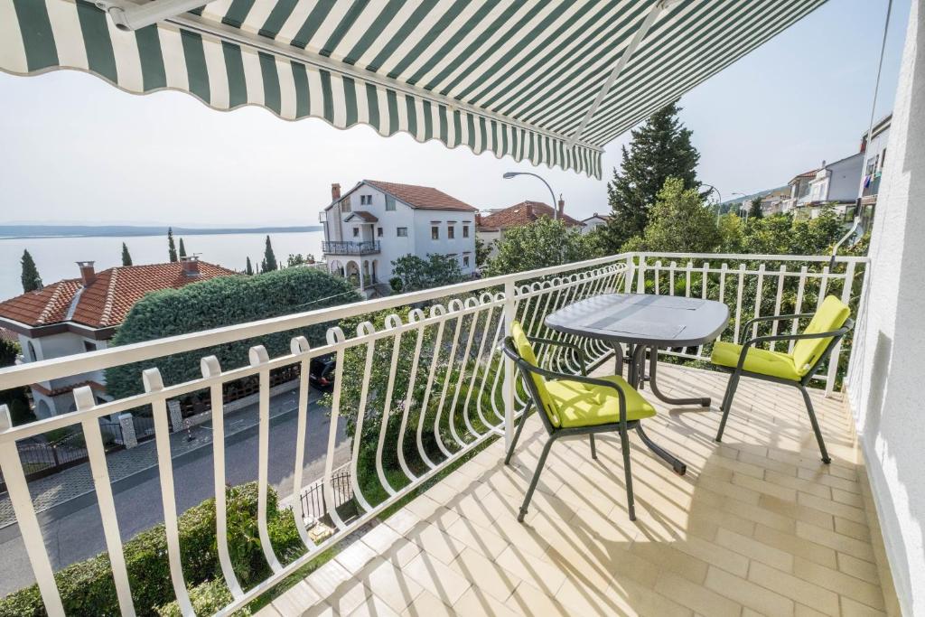 Balkón nebo terasa v ubytování Apartments Fina