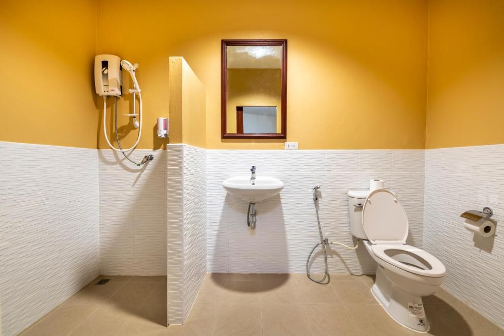 Koupelna v ubytování Scala Hostel