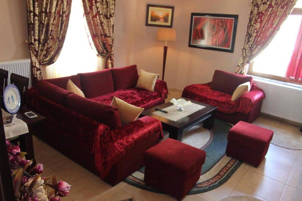Posezení v ubytování Guest House Stena