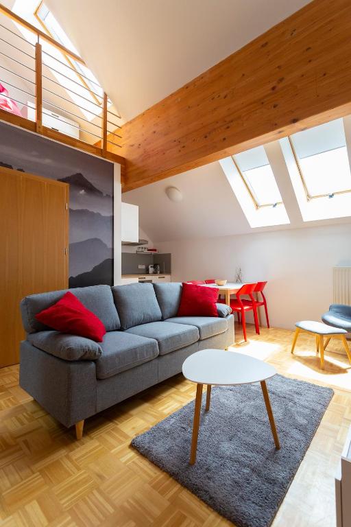 Posezení v ubytování Krona Apartments