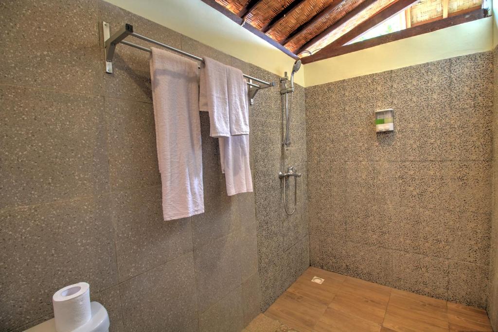 Koupelna v ubytování MESARI Cottage