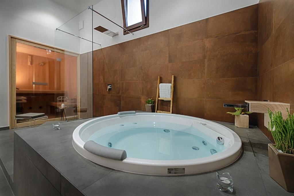Koupelna v ubytování Sacratum B&B Suite Spa