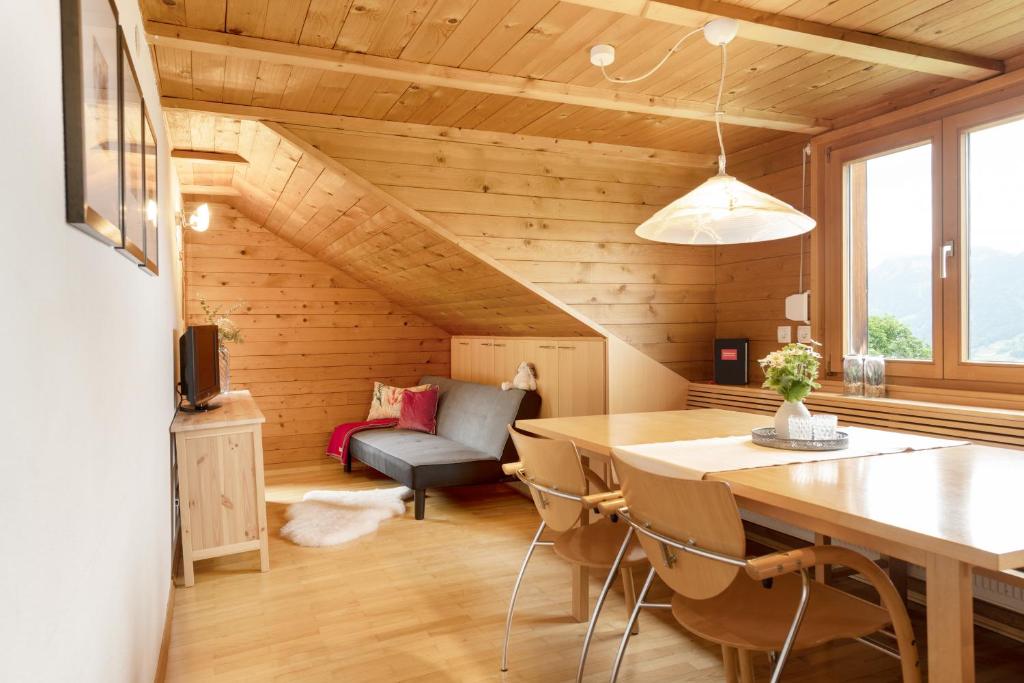 Posezení v ubytování WÄLDERHAUS Apartments