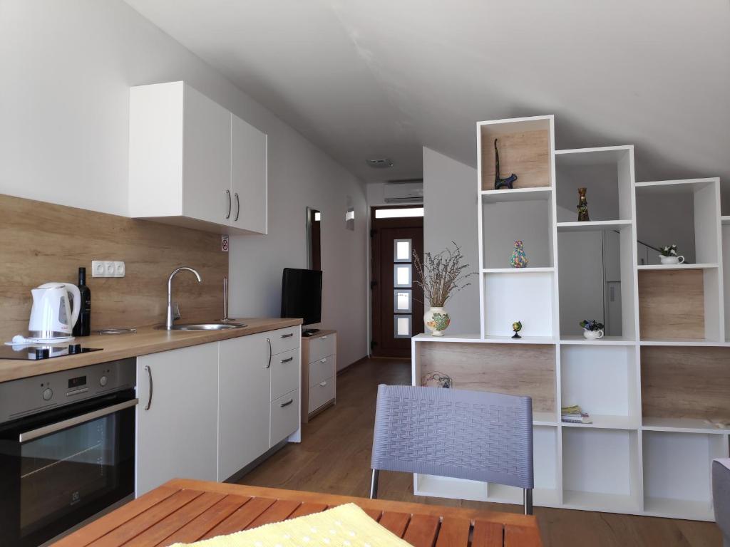 Kuchyňa alebo kuchynka v ubytovaní Apartman Anicic