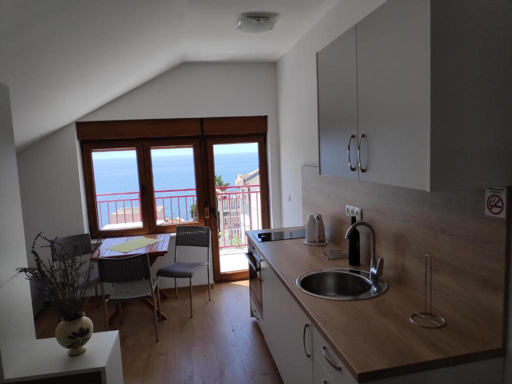 Kuchyňa alebo kuchynka v ubytovaní Apartman Anicic