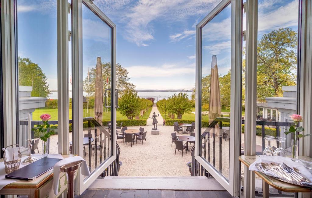 Balkón nebo terasa v ubytování Hotel Refsnes Gods - by Classic Norway Hotels