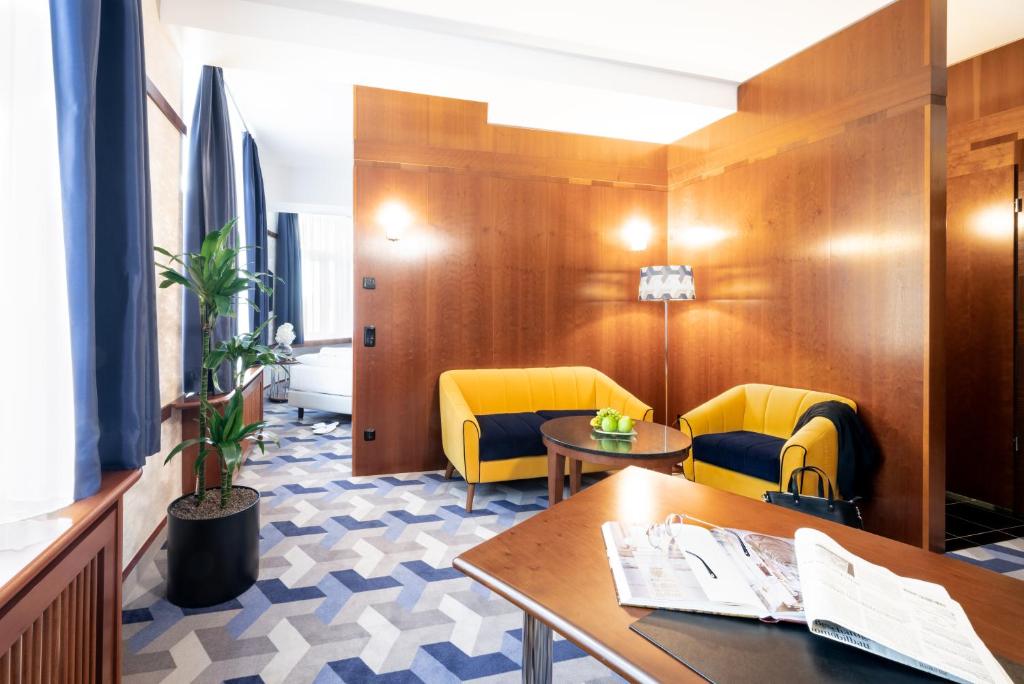 Posezení v ubytování Seaside Park Hotel Leipzig