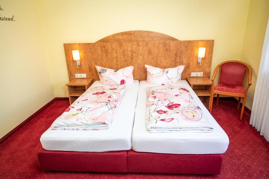 Postel nebo postele na pokoji v ubytování B&B Fischerstüble - adults only
