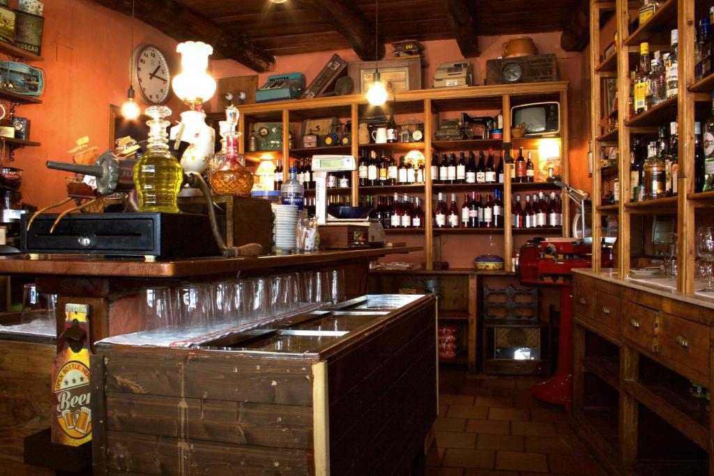 Lounge nebo bar v ubytování Hostal El Palacio