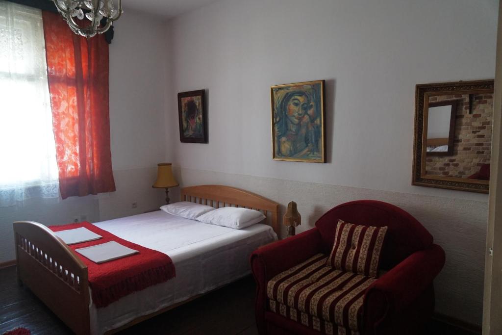 Letto o letti in una camera di Somborski salas - strogi centar