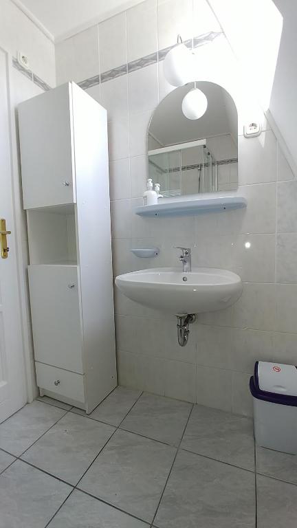 Koupelna v ubytování Balaton Apartman Füred