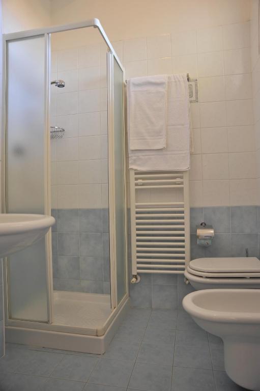 Koupelna v ubytování Hotel Fantasy