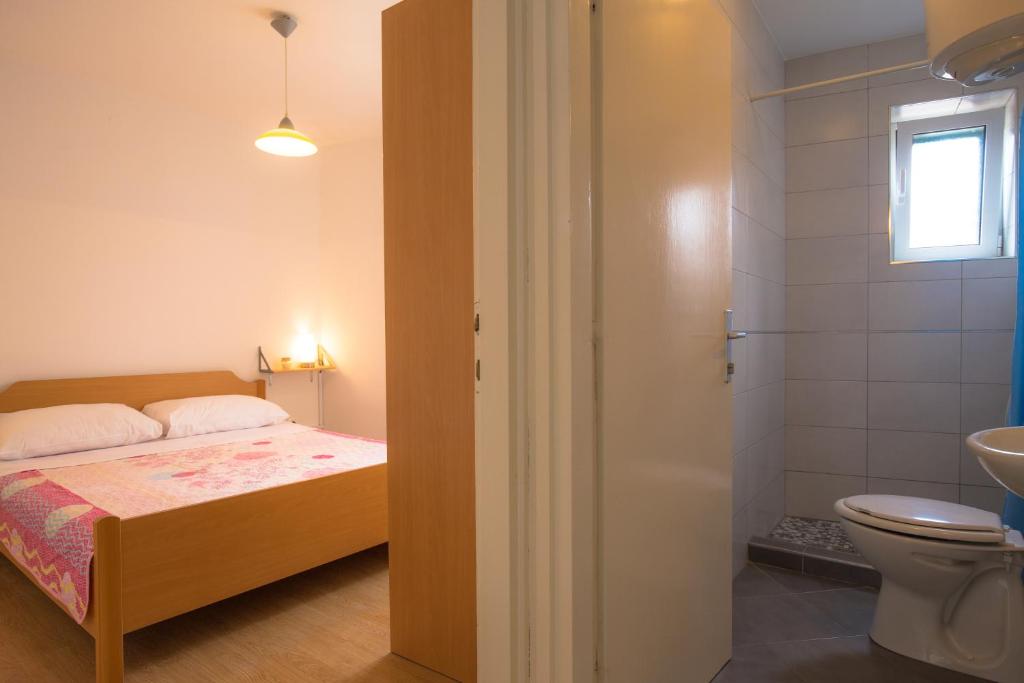 Koupelna v ubytování Apartment Rita