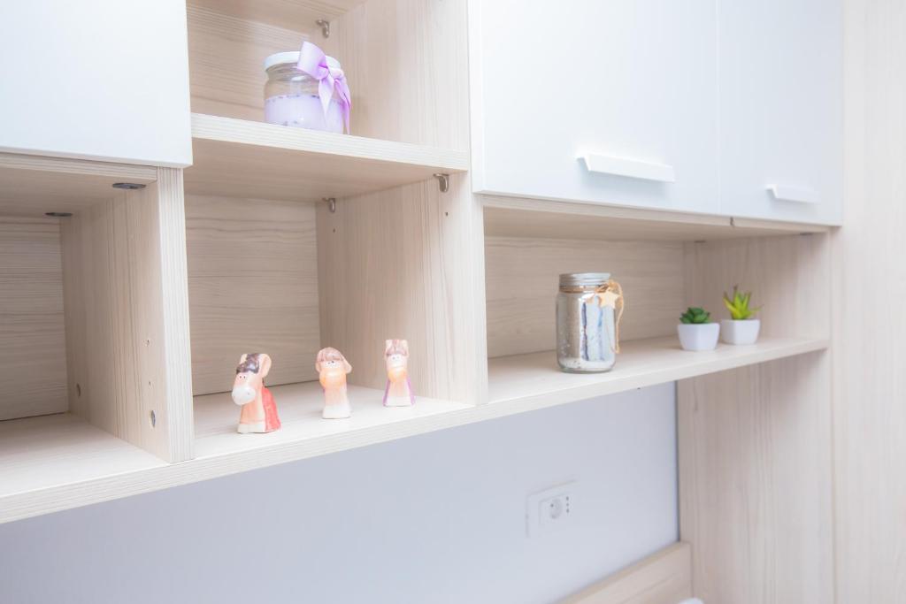 Kuchyň nebo kuchyňský kout v ubytování Apartment Rita
