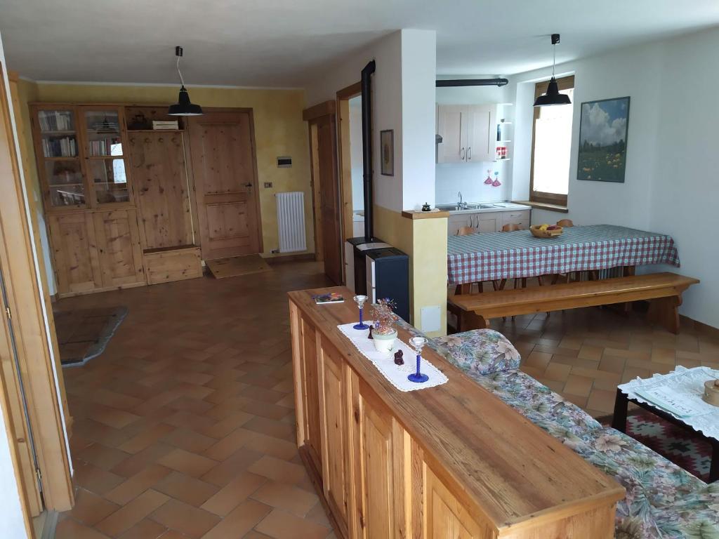 Kuchyň nebo kuchyňský kout v ubytování Casa Vacanze Fontana
