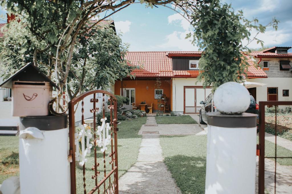Zahrada ubytování Studio apartman Krosna