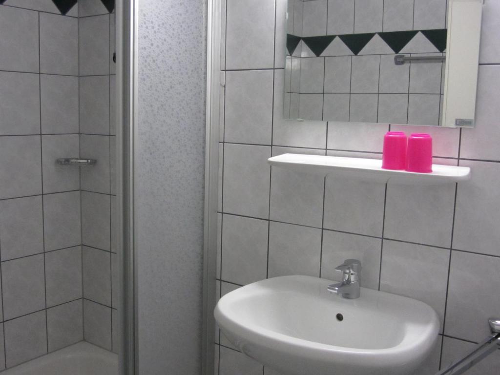 Kúpeľňa v ubytovaní Apartments Hartsleben