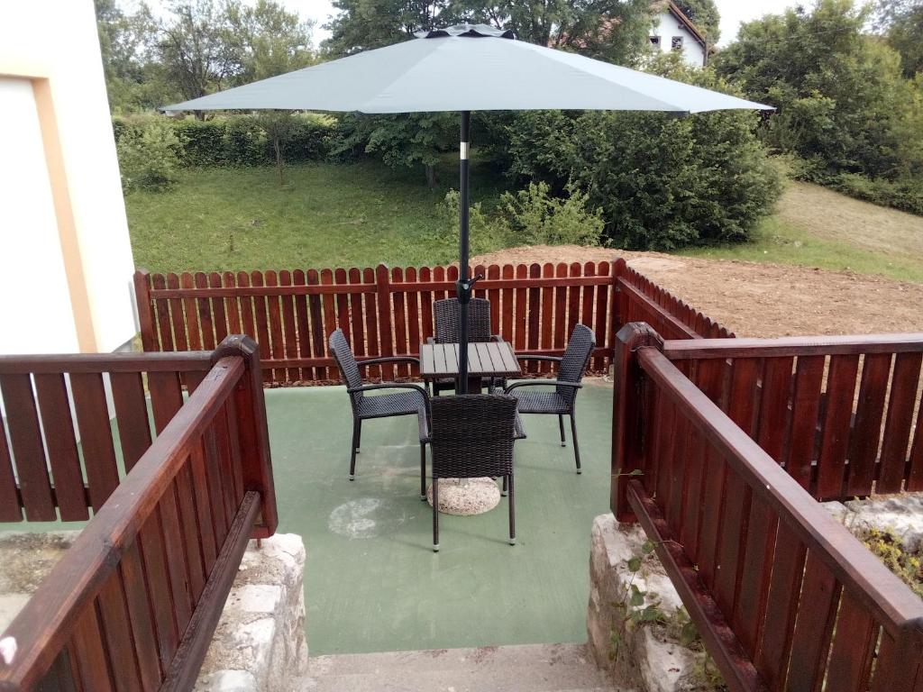 Balkón nebo terasa v ubytování Guesthouse Matija