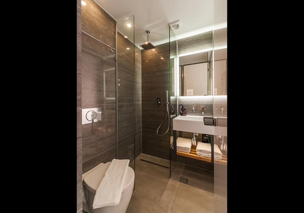 Koupelna v ubytování Epavli Boutique Hotel