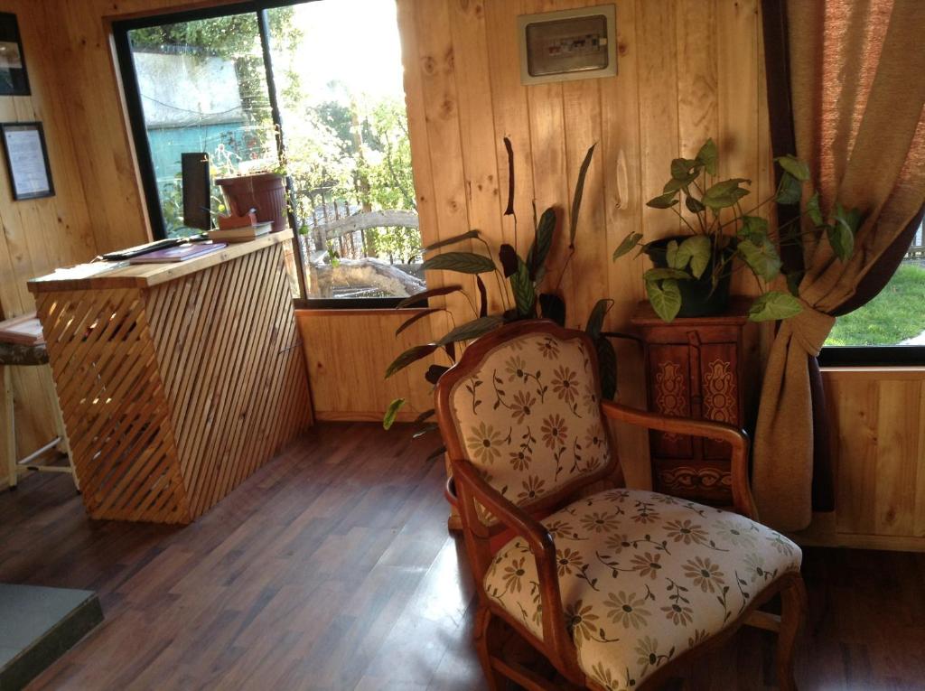 Zona de estar de Hostal Monica