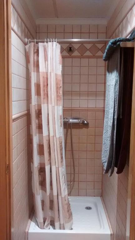 Koupelna v ubytování Hostal Sant Roc