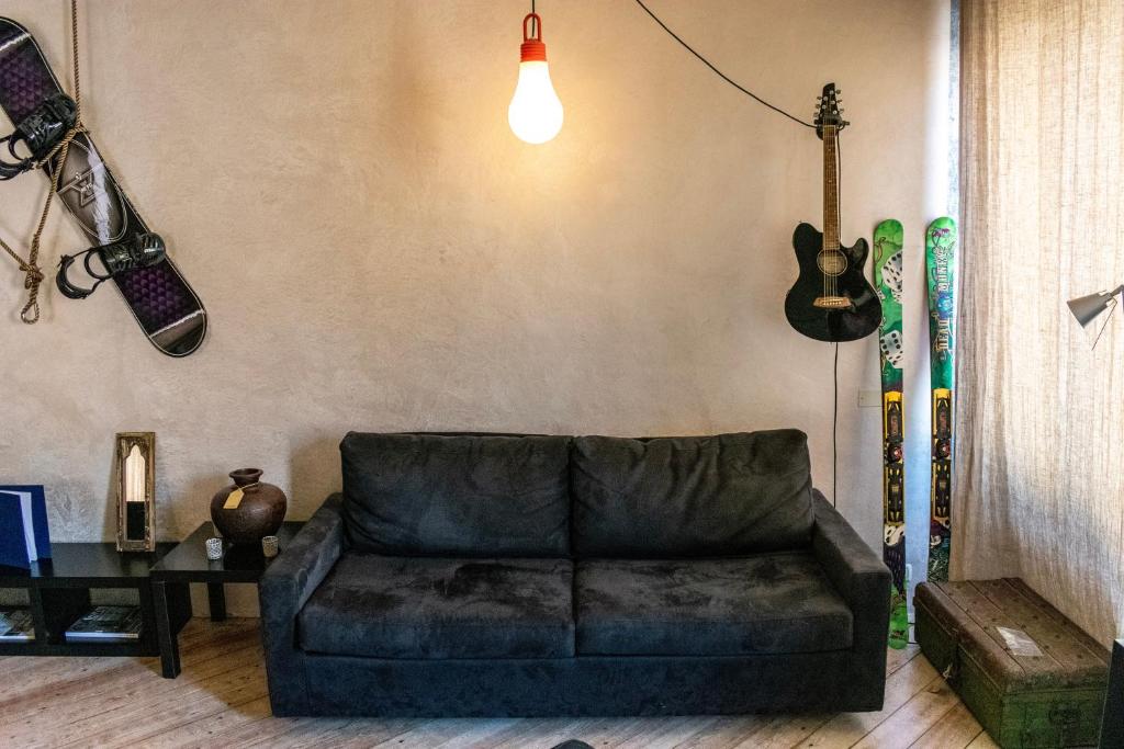 Istumisnurk majutusasutuses Flora Inn, Flora I - Nel cuore di Bergamo Alta