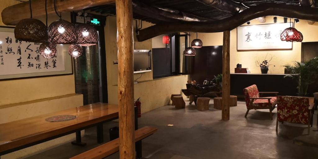 Posezení v ubytování Guixu Huatang Homestay