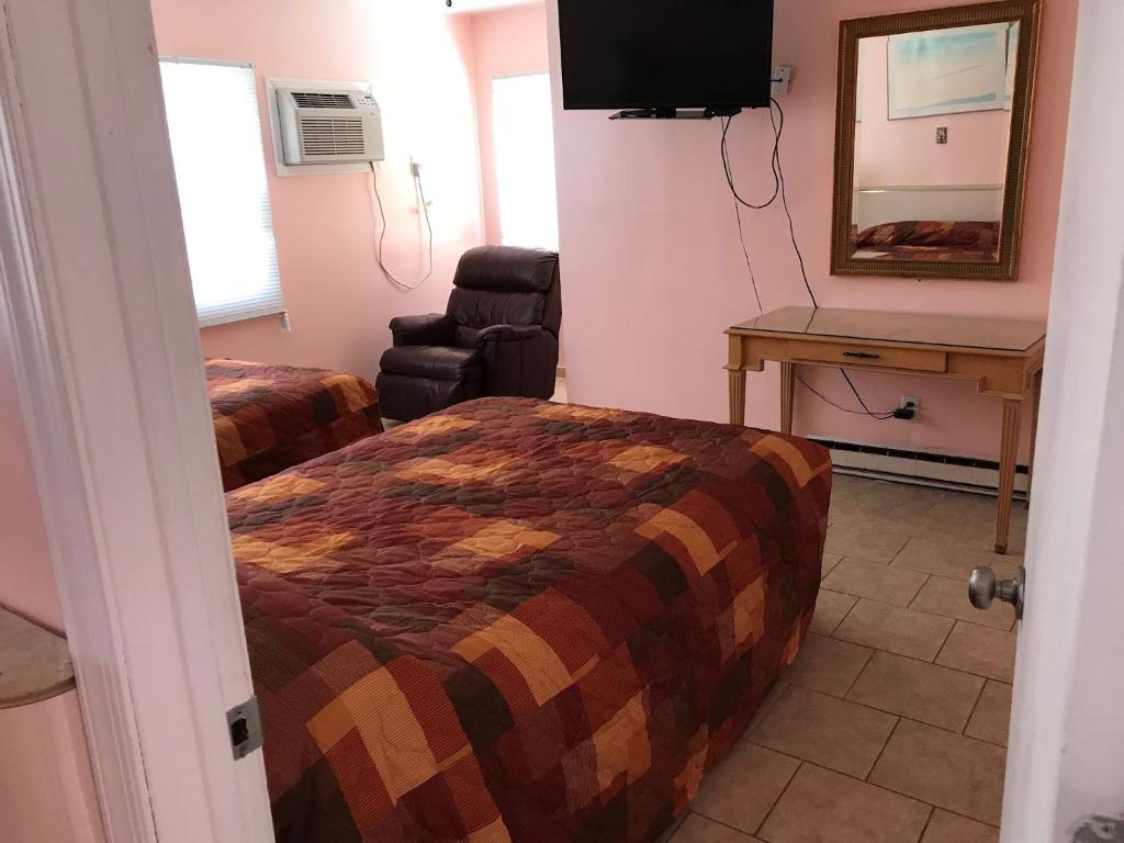 Postel nebo postele na pokoji v ubytování El Ray Motel