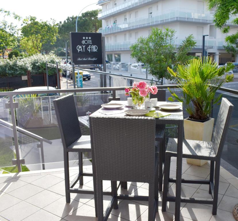 Balkón nebo terasa v ubytování Hotel My Fair