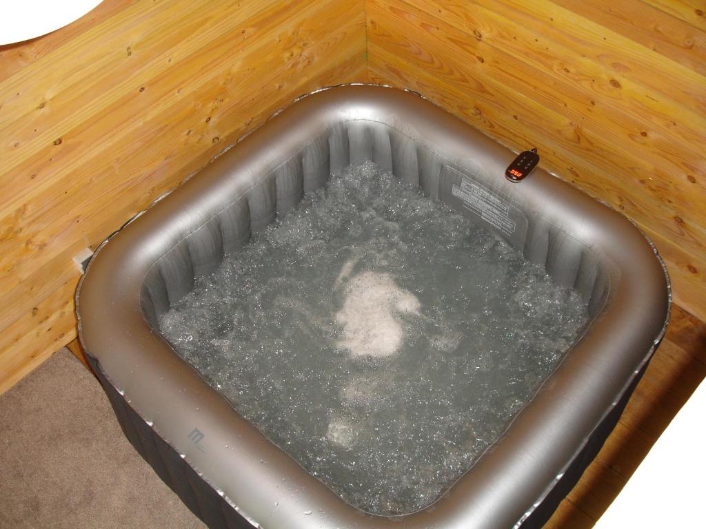Chalet en bois avec sauna