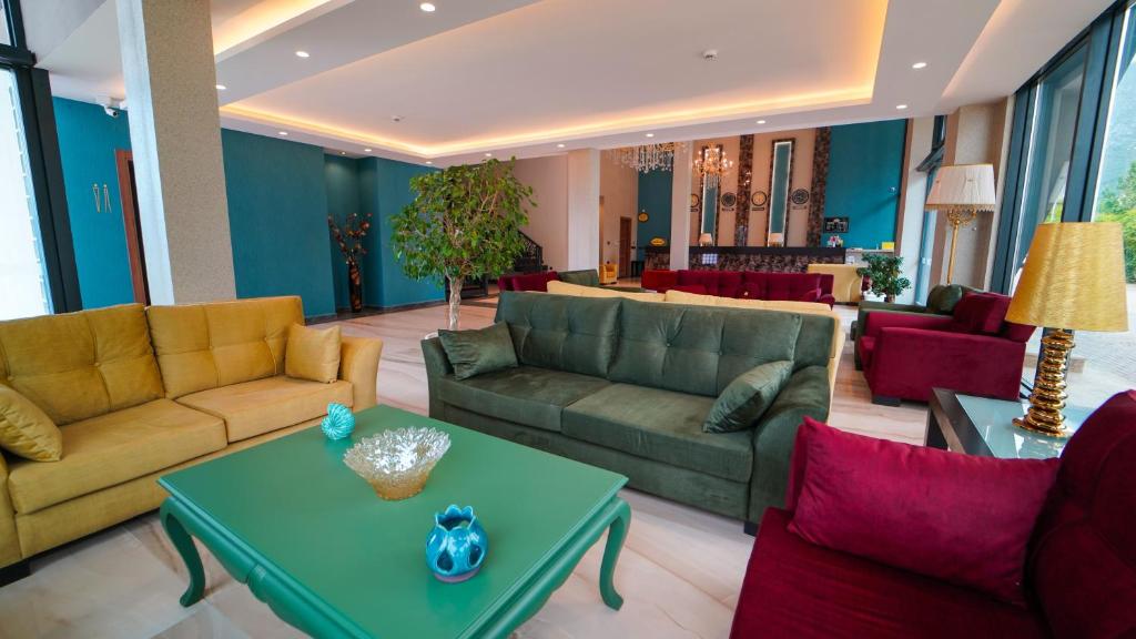 Posezení v ubytování Aes Club Hotel