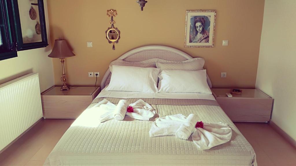 Postel nebo postele na pokoji v ubytování New Country House Salvia