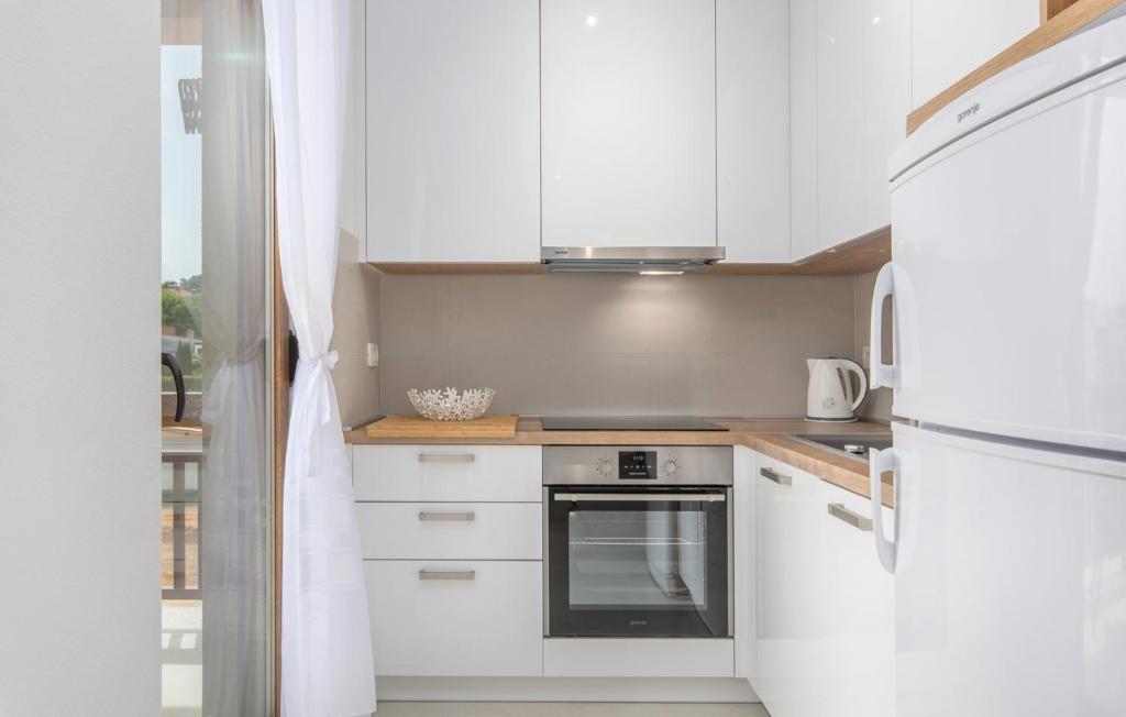 Kuchyňa alebo kuchynka v ubytovaní Apartments Hana in Funtana