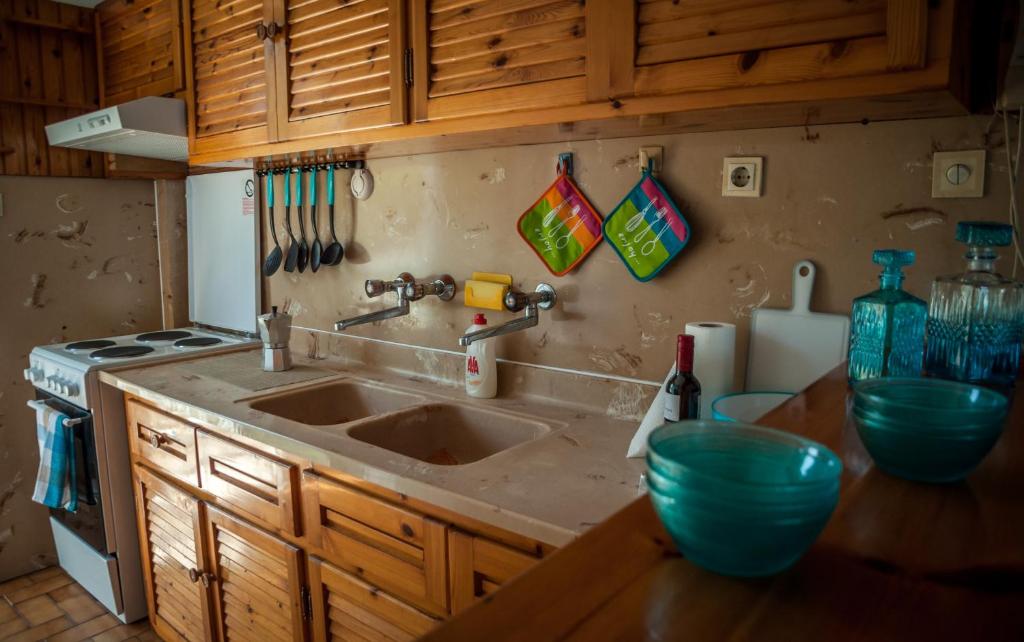 Kuchyňa alebo kuchynka v ubytovaní Paradise View Apartment