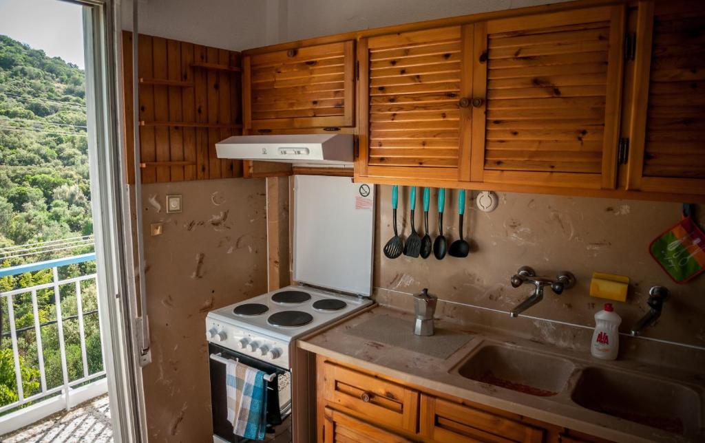 Kuchyňa alebo kuchynka v ubytovaní Paradise View Apartment